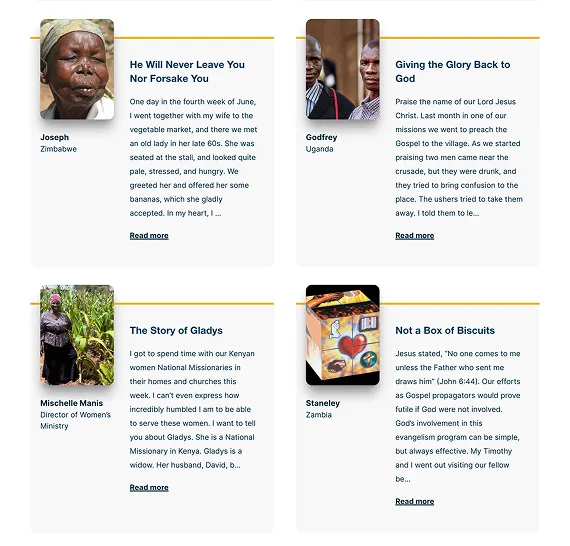 Reaching Souls Website Redesign Storytelling 1x