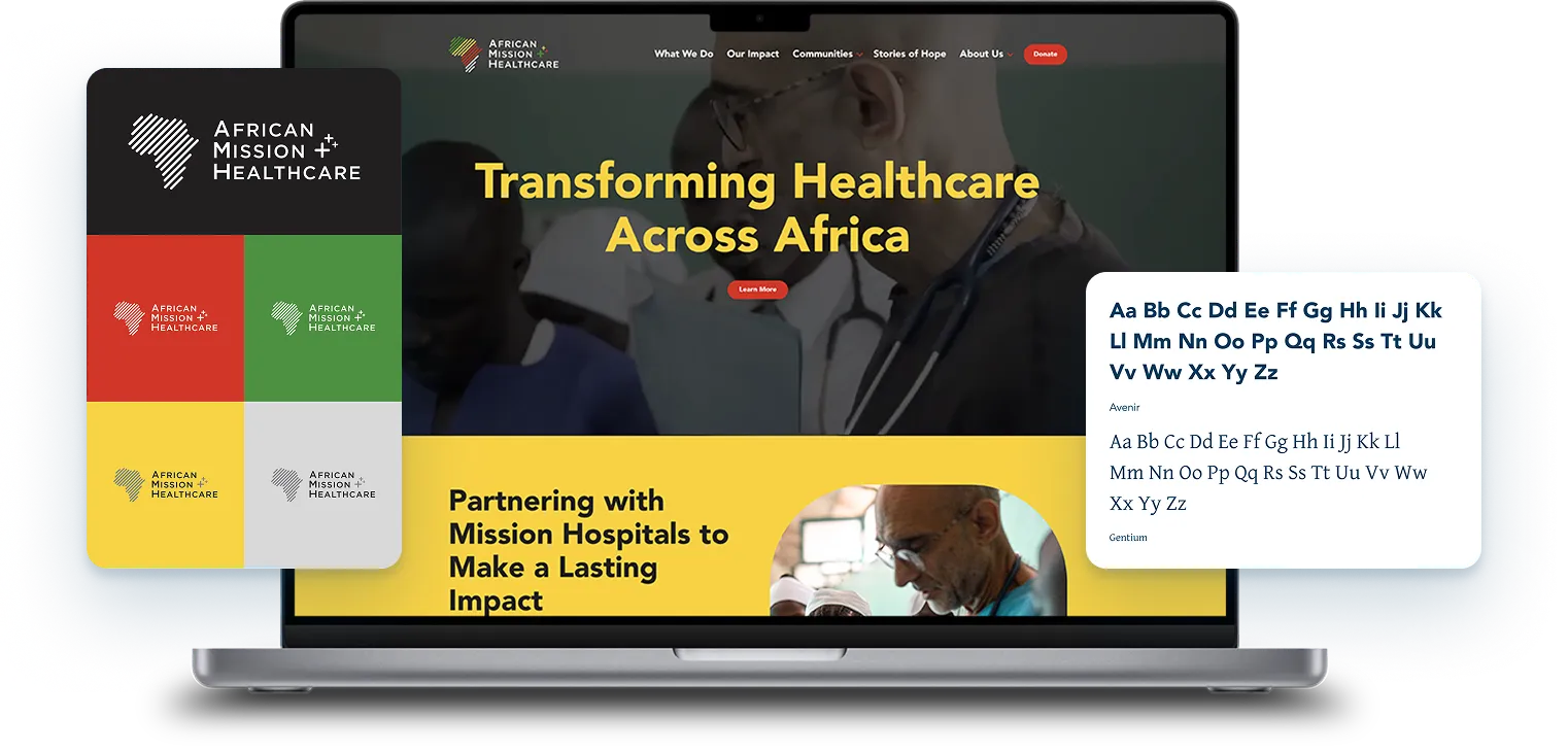 Branding African Mission Healthcare Banner 2x