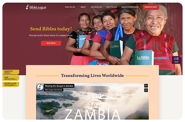 Campaigns Bible League Website 1x