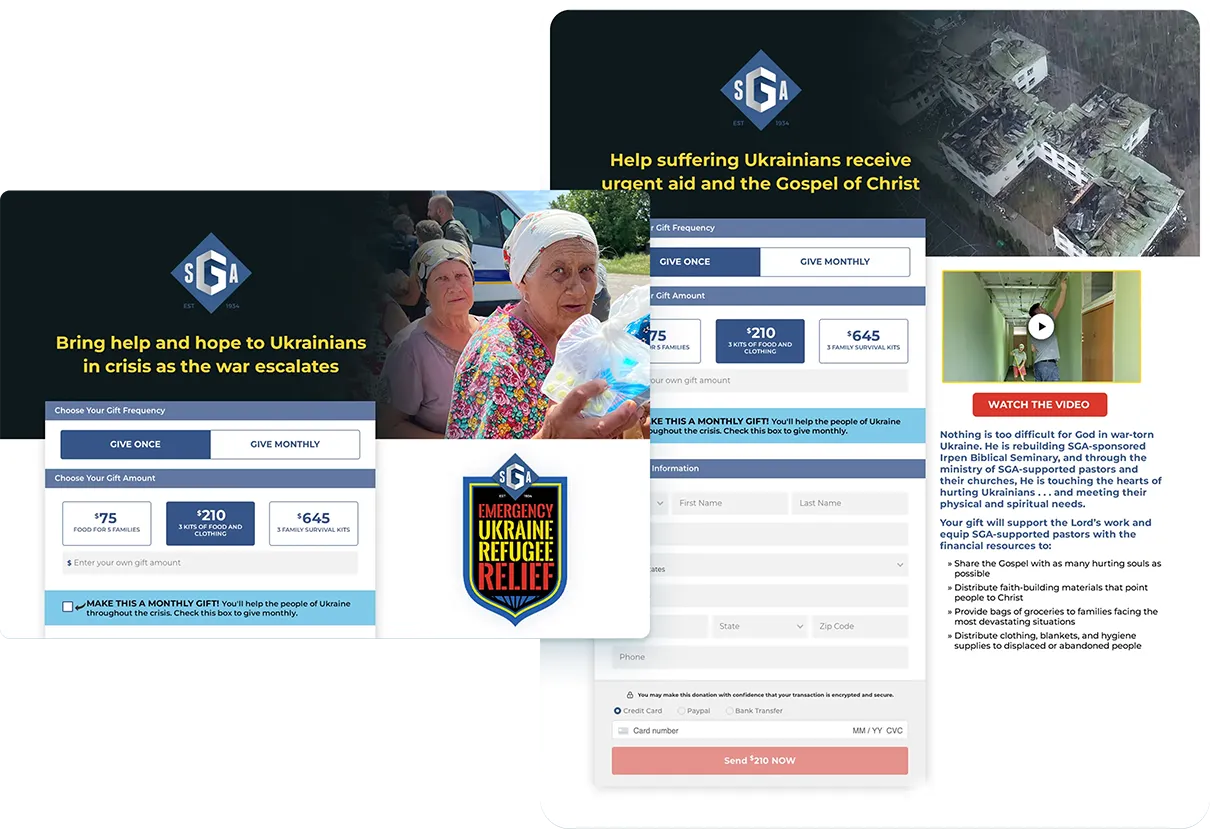 Donation Form Sga War In Ukraine 1x