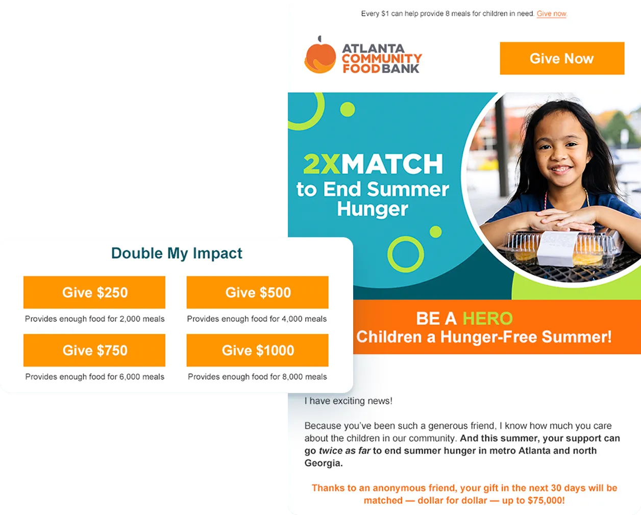 Email Atlanta Food Bank Email 1