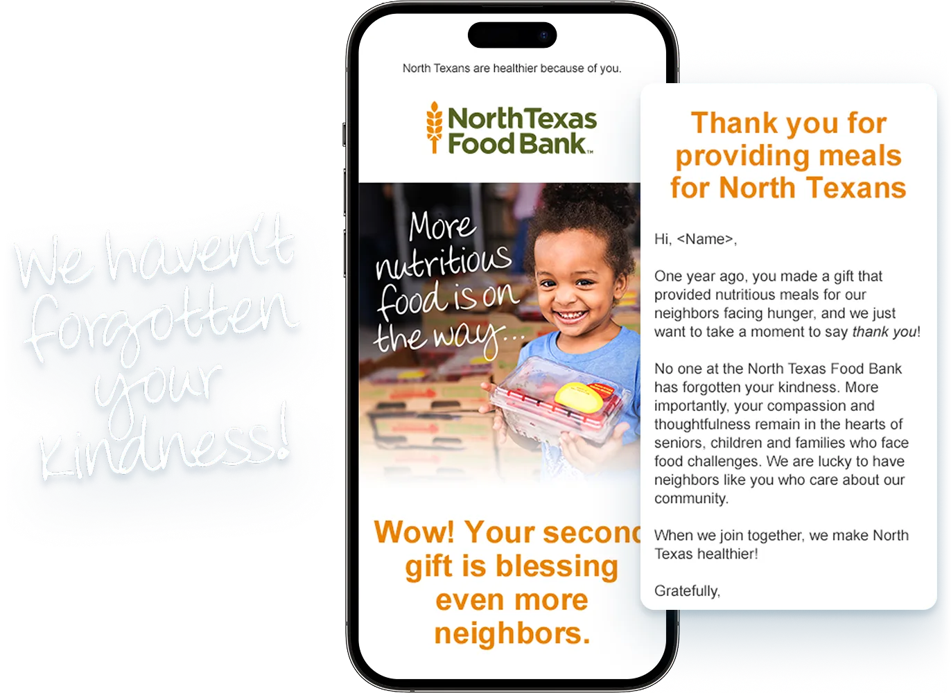 Email North Texas Food Bank Banner 2x