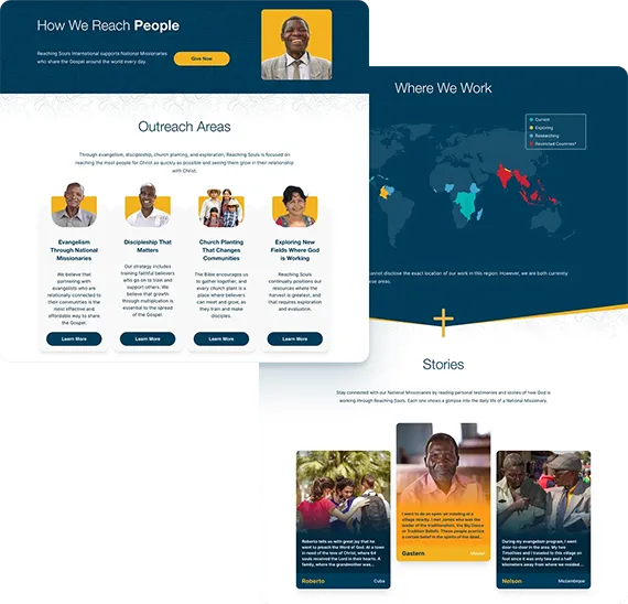 Reaching Souls Website Redesign Accesible Communication 1x