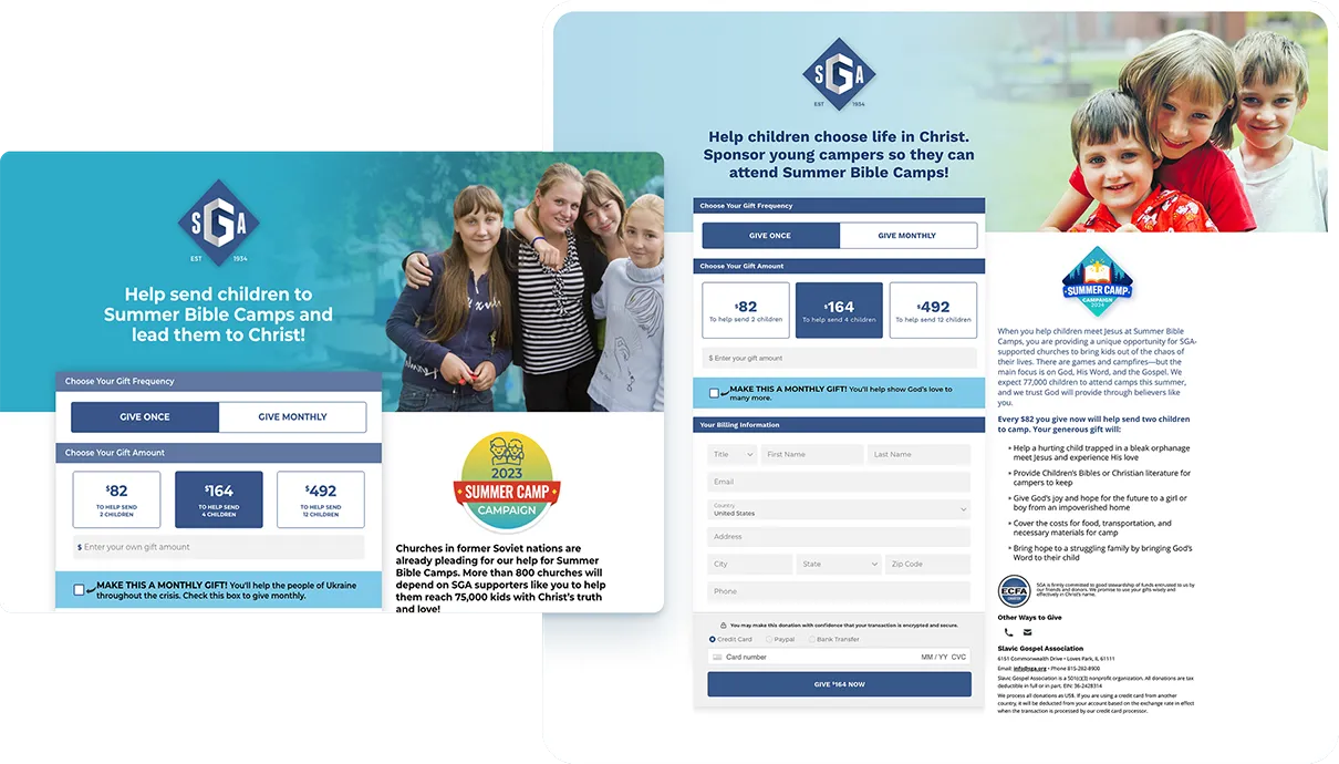 Sga Summer Bible Camps Donation Form 1x