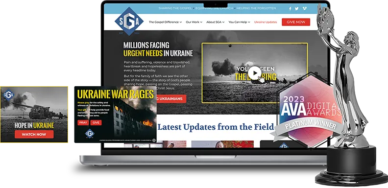 Sga War In Ukraine Ava Digital Awards Platinum Winner 1x